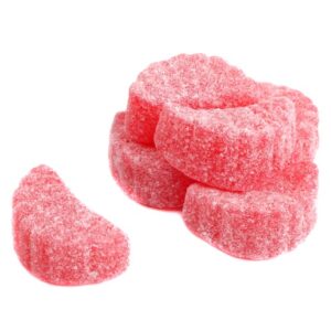 Zachary Cherry Red Fruit Slices Jelly Gummy Candy 5lb Bag Bulk